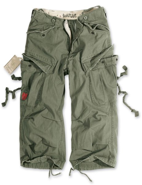 SURPLUS ШОРТЫ ENGINEER VINTAGE 3/4 OLIVE 07-5597-61