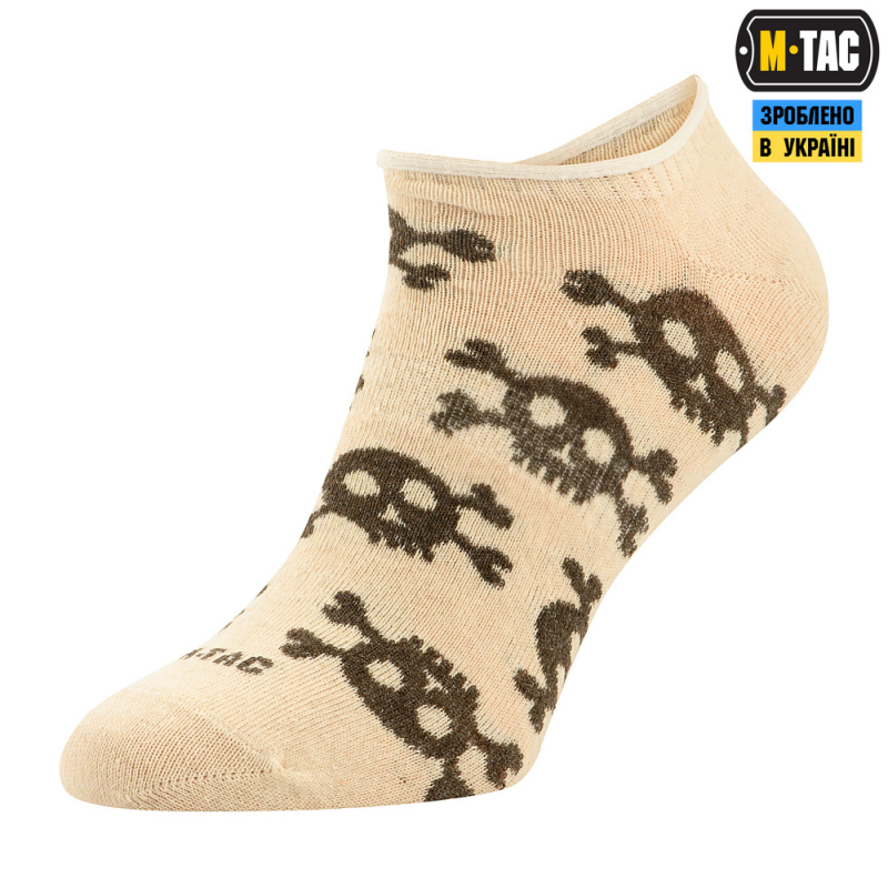 M-TAC ШКАРПЕТКИ ЛІТНІ ЛЕГКІ PIRATE SKULL SAND