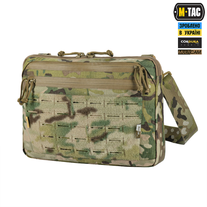 M-TAC СУМКА ADMIN BAG LARGE ELITE З ЛИПУЧКОЮ MULTICAM