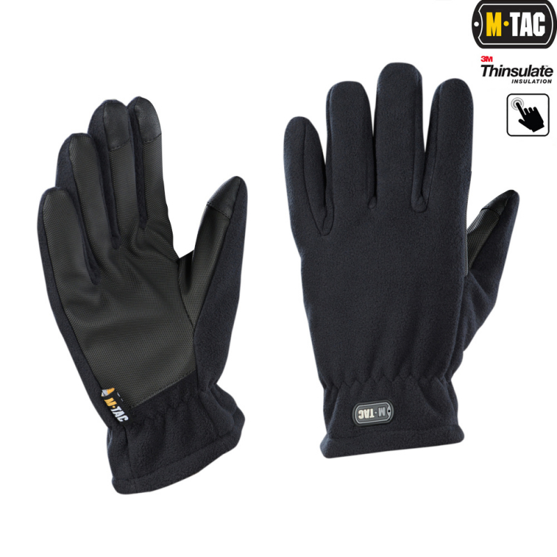 M-TAC ПЕРЧАТКИ FLEECE THINSULATE NAVY BLUE