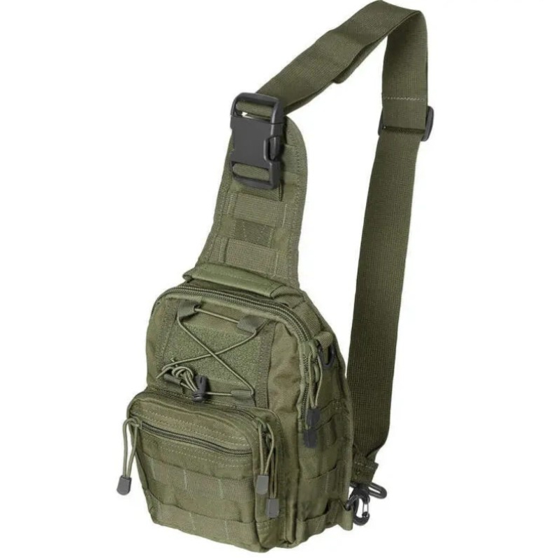 TAILOR СУМКА РЮКЗАК ОДНОЛЯМОЧНИЙ МОЛЛІ 7Л OLIVE 79303001
