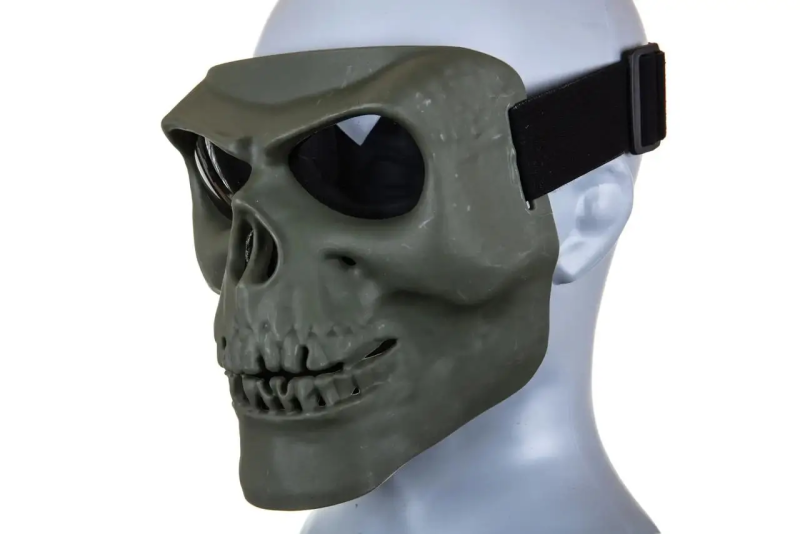 WOSPORT ЗАХИСНА МАСКА SKELETON FULL FACE OLIVE WSP-28-039810
