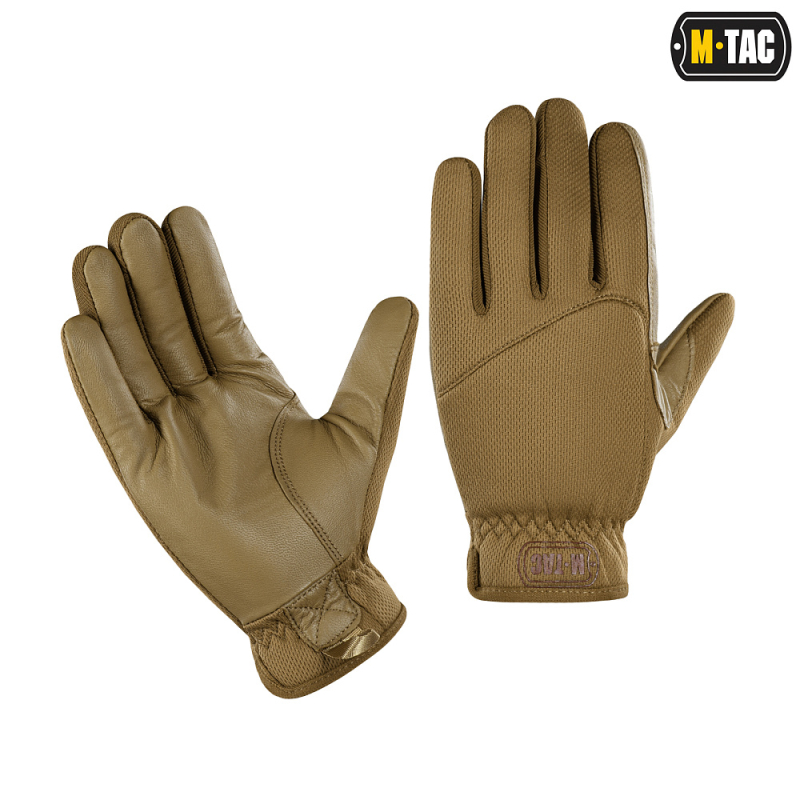 M-TAC ПЕРЧАТКИ SCOUT TACTICAL MK.2 КОЖАНЫЕ COYOTE