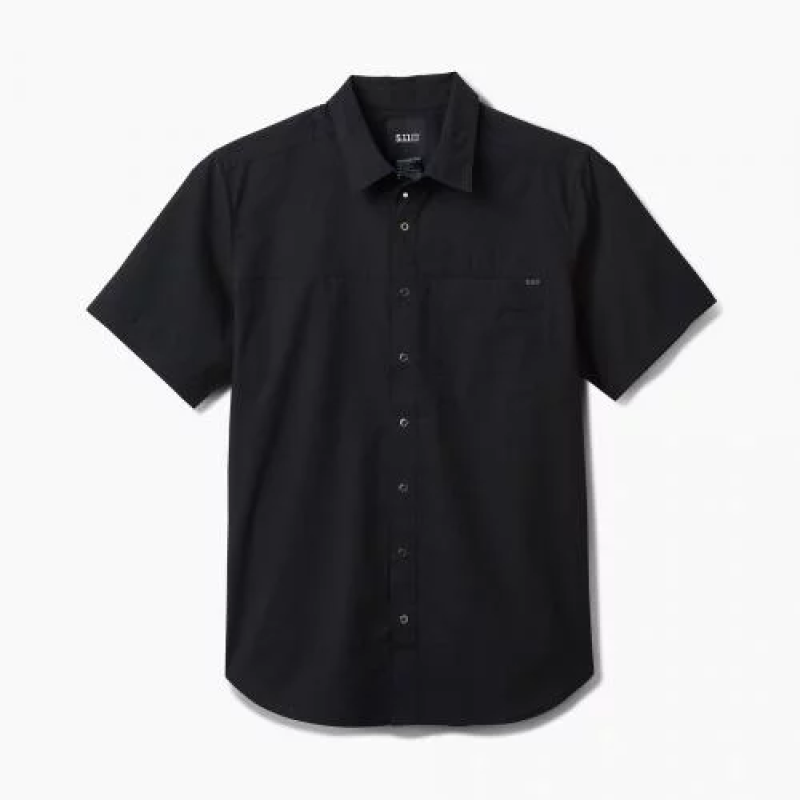 5.11 СОРОЧКА ТАКТИЧНА WYATT SHORT SLEEVE SHIRT BLACK 71203-019