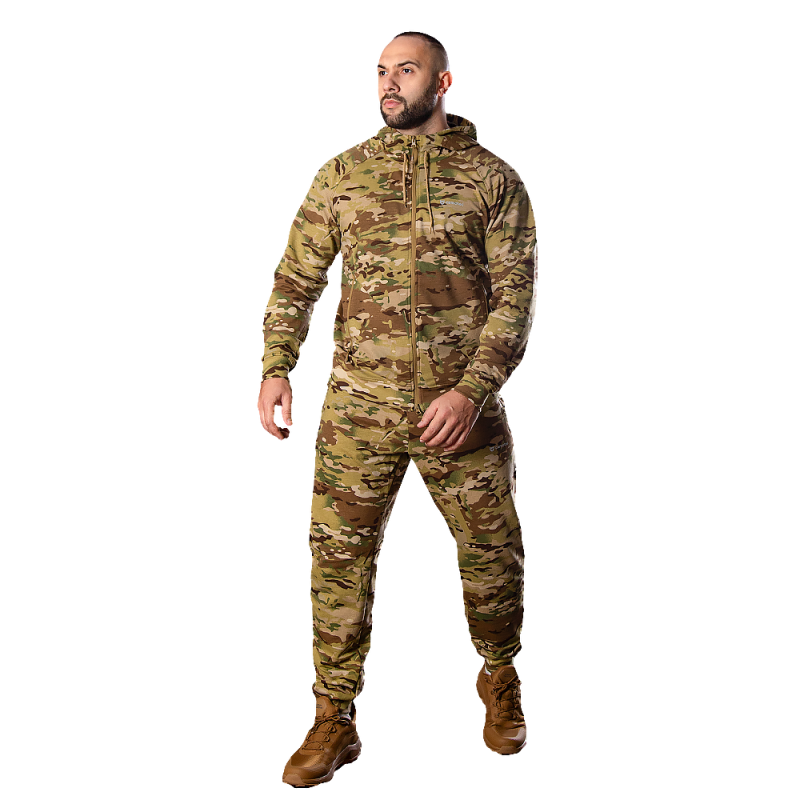 CAMO-TEC СПОРТИВНЫЙ КОСТЮМ FITPRO ZIP MULTICAM 8574