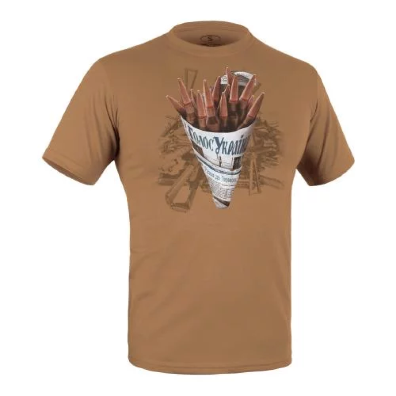 P1G-TAC ФУТБОЛКА С ПРИНТОМ SEMKI COYOTE BROWN UA281-29891-CB-SMK