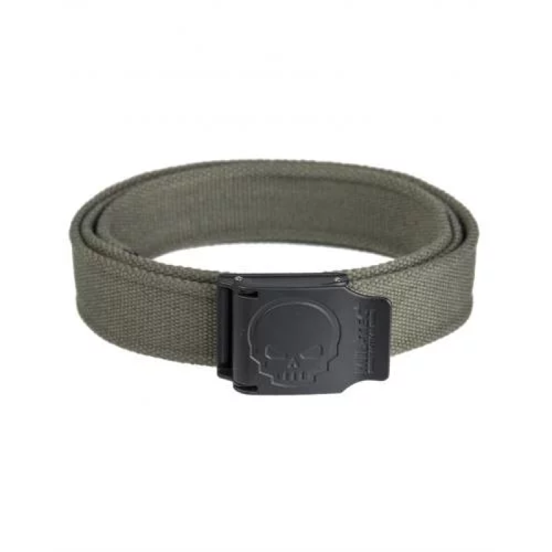 MIL-TEC РЕМЕНЬ БРЮЧНЫЙ GÜRTEL SKULL 40MM OLIVE 13171501