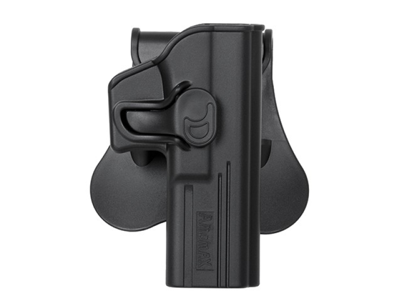 AMOMAX КОБУРА ПЛАСТИКОВАЯ FASTDRAW ДЛЯ GLOCK 17 18 19 BLACK HS0136