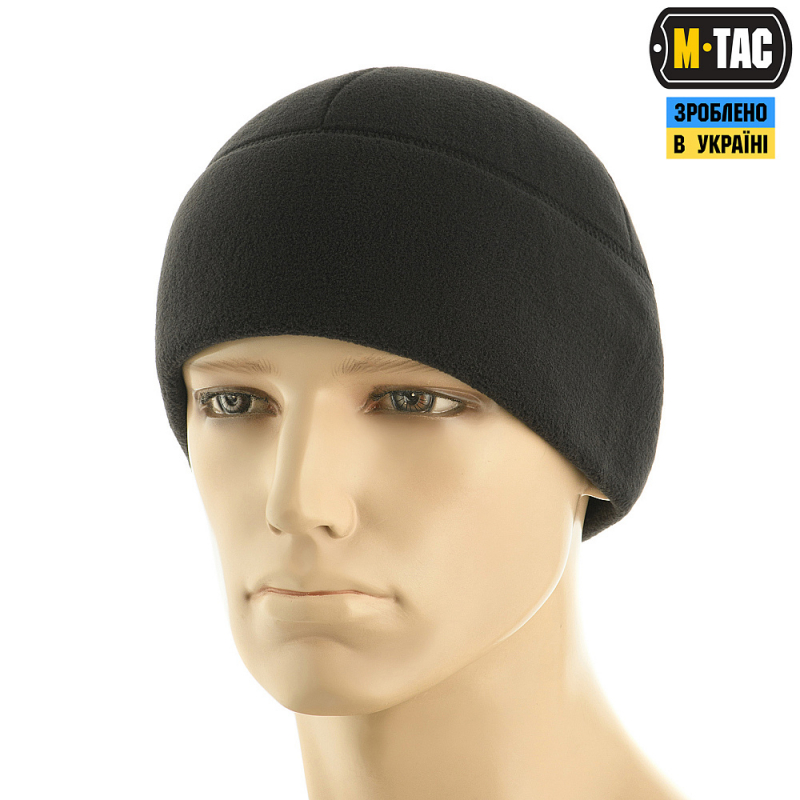 M-TAC ШАПКА WATCH CAP ФЛІС POLARTEC BLACK