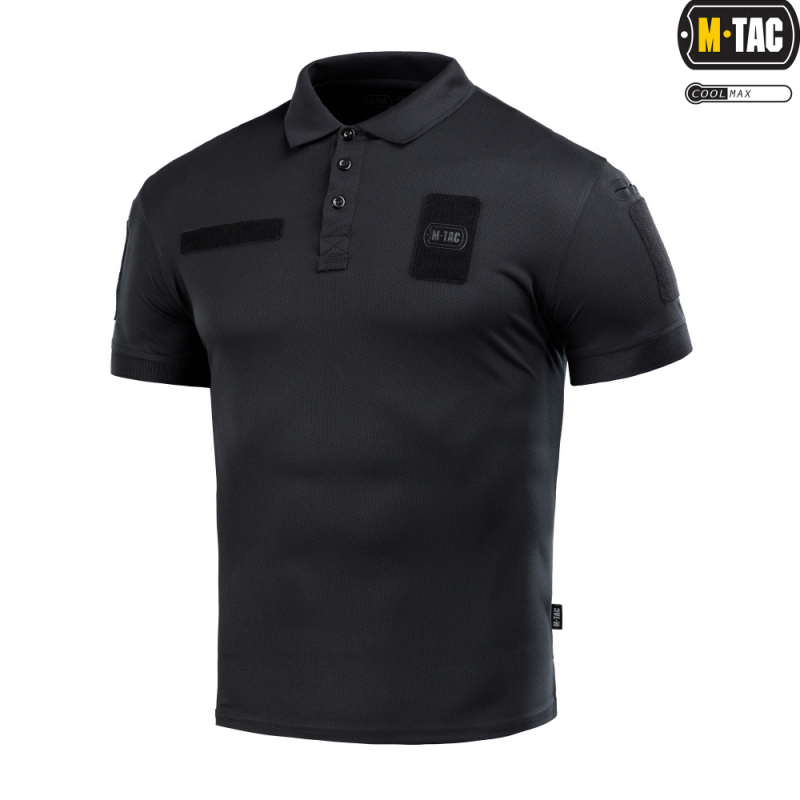 M-TAC ПОЛО ELITE TACTICAL COOLMAX BLACK