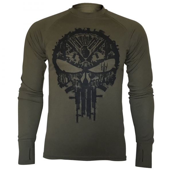 KRAMATAN TACTICAL DESIGN ЛОНГСЛІВ THE PUNISHER COOLMAX OLIVE