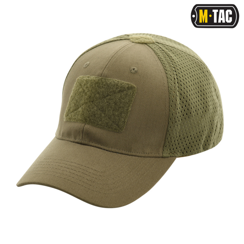 M-TAC БЕЙСБОЛКА З ЛИПУЧКОЮ І СІТКОЮ OLIVE