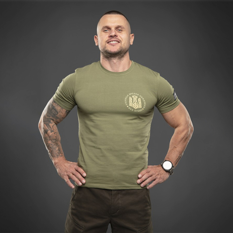 SVASTONE ФУТБОЛКА VALHALLA SPEAKS UA OLIVE