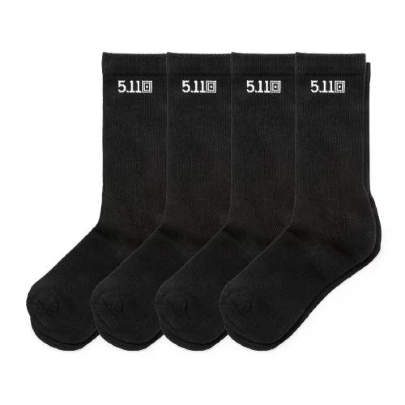 5.11 ШКАРПЕТКИ DUTY READY BASIC CREW 4 ПАРЫ BLACK 10051-019
