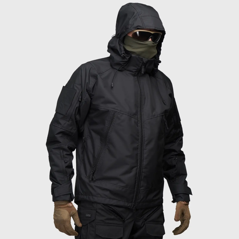 UATAC ТАКТИЧНА ДЕМІСЕЗОННА КУРТКА MEMBRANE BLACK 3531