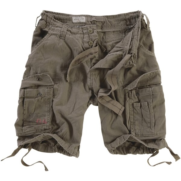 SURPLUS ШОРТИ AIRBORNE VINTAGE SHORTS OLIVE 07-3598-61