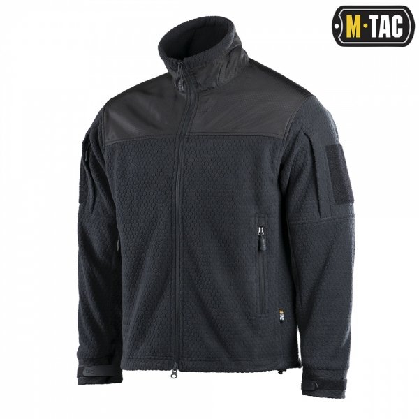 M-TAC КУРТКА HEXAGON ALPHA MICROFLEECE JACKET BLACK