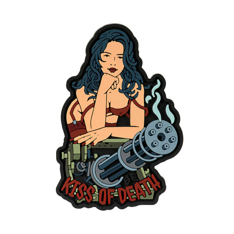 BRAND ELEMENT НАШИВКА KISS OF DEATH PVC