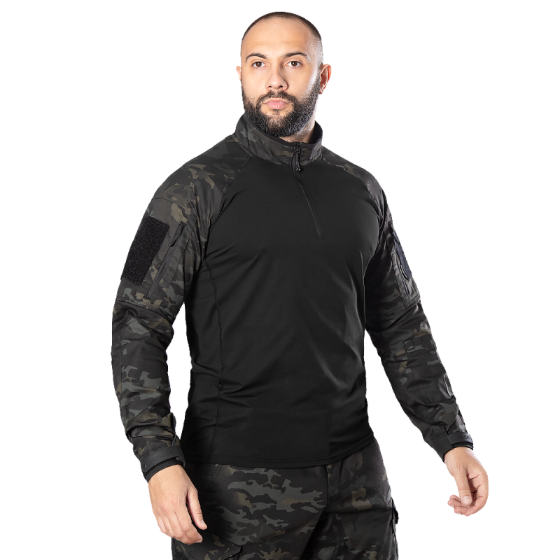 CAMO-TEC БОЕВАЯ РУБАШКА RAID TWILL SORONA MULTICAM BLACK 8908
