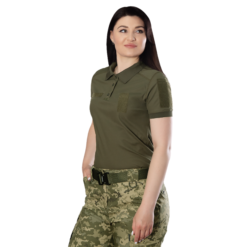 CAMO-TEC ПОЛО PANI ARMY ID 2.0 COOLPASS PIQUE LT OLIVE 8922