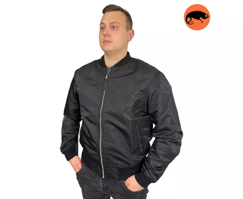 CHAMELEON КУРТКА MA-1 LIGHT BLACK 0707-04