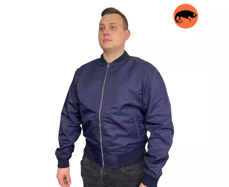 CHAMELEON КУРТКА MA-1 LIGHT NAVY 0707-35