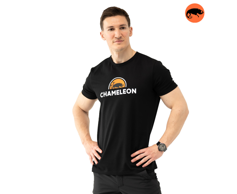 CHAMELEON ФУТБОЛКА JERSEY PALMWAY BLACK 0432-04