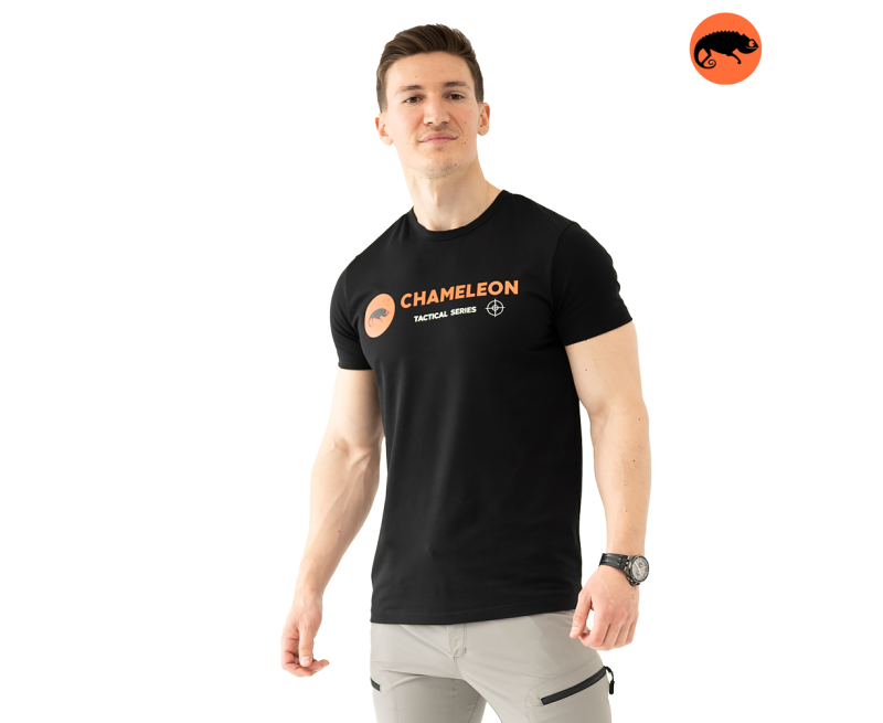 CHAMELEON ФУТБОЛКА JERSEY TACTICALSERIES BLACK 0436-04