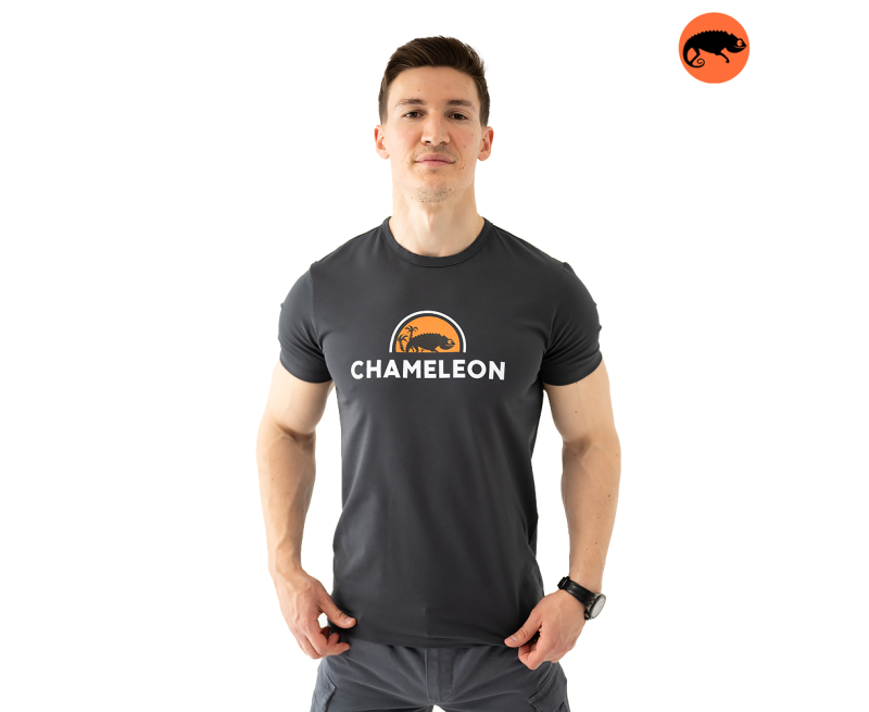 CHAMELEON ФУТБОЛКА JERSEY PALMWAY DARK GREY 0432-08