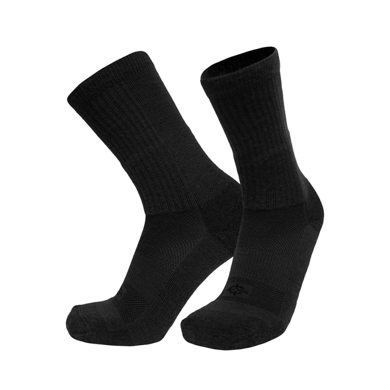COVERT THREADS ШКАРПЕТКИ WOOL BEAST CREW BLACK