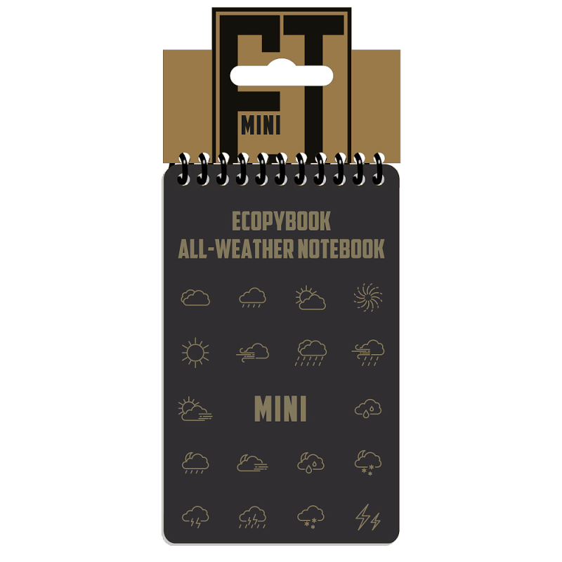 ECOPYBOOK TACTICAL ВСЕПОГОДНИЙ БЛОКНОТ MINI