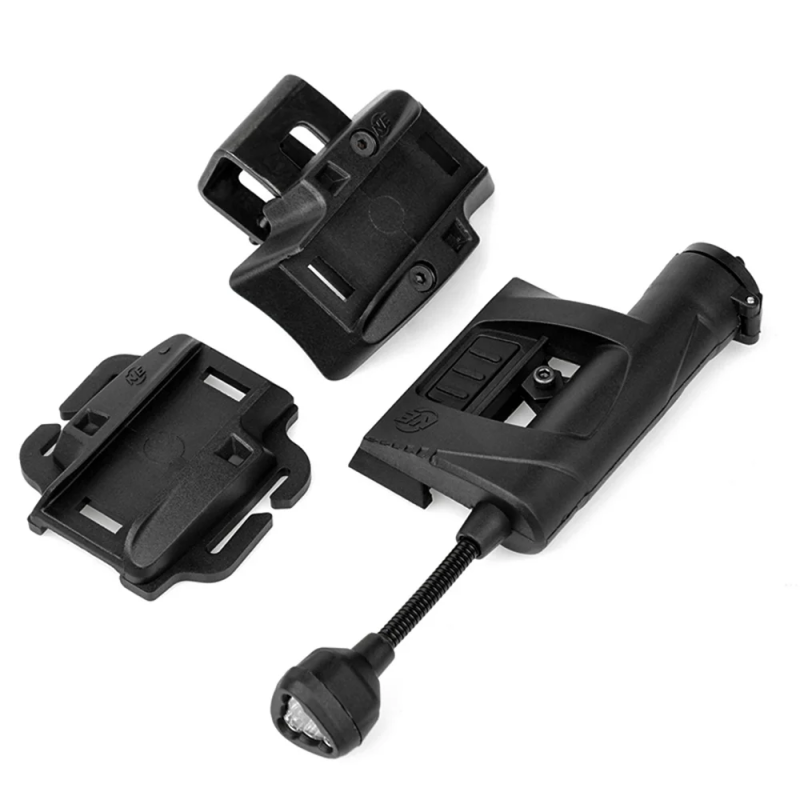 NIGHT EVOLUTION ФОНАРЬ НА ШЛЕМ CHARGE MPLS BLACK NE05006-BK