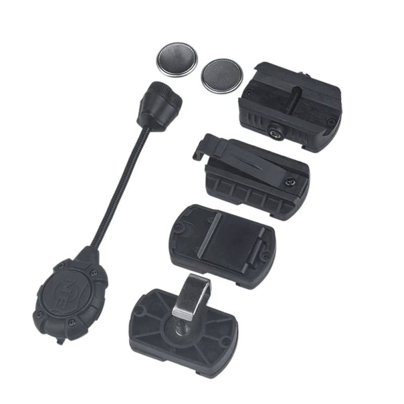 NIGHT EVOLUTION ФОНАРЬ НА КАСКУ MPLS 3 BLACK NE05015-BK-RED