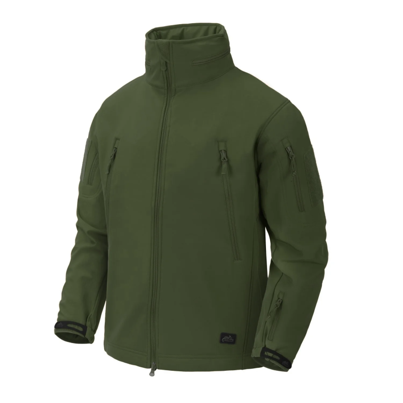 HELIKON-TEX КУРТКА GUNFIGHTER SHARK SKIN WINDBLOCKER TAIGA GREEN KU-GUN-FM-09