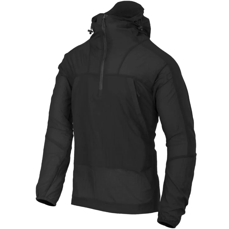 HELIKON-TEX КУРТКА WINDRUNNER - WINDPACK NYLON BLACK KU-WDR-NL-01
