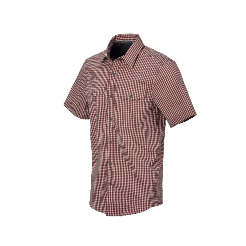 HELIKON-TEX СОРОЧКА COVERT CONCEALED CARRY SHORT SLEEVE SHIRT RED CHECKERED KO-CCS-CB-C5