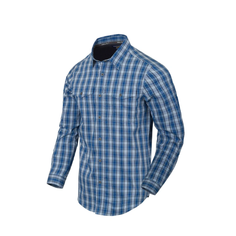 HELIKON-TEX СОРОЧКА COVERT CONCEALED CARRY SHIRT BLUE PLAID KO-CCC-CB-PD