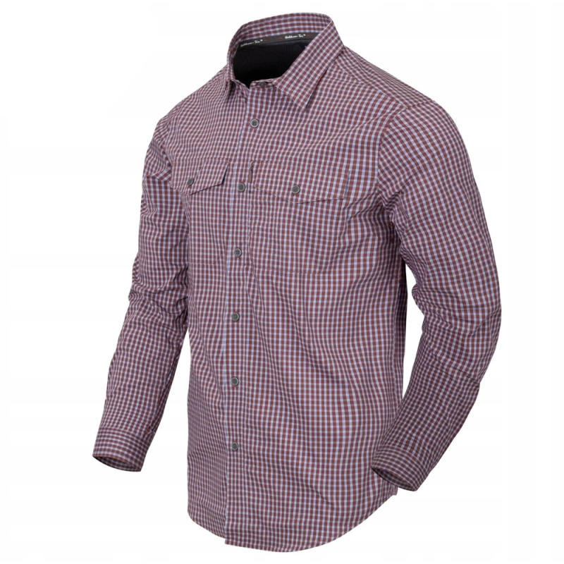 HELIKON-TEX РУБАШКА COVERT CONCEALED CARRY SHIRT FLAME CHECKERED KO-CCC-CB-C2