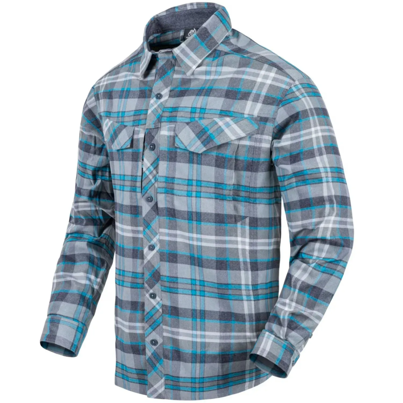HELIKON-TEX РУБАШКА DEFENDER MK2 PILGRIM BLUE PLAID KO-DPG-SR-P6501