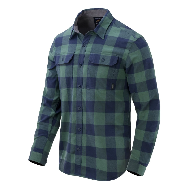 HELIKON-TEX РУБАШКА GREYMAN NYLON MOSS GREEN CHECKERED KO-GMN-NS-PG