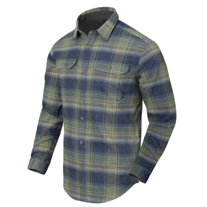 HELIKON-TEX РУБАШКА GREYMAN POLYESTER/NYLON OLIVE/BLUE KO-GMN-PN-PE