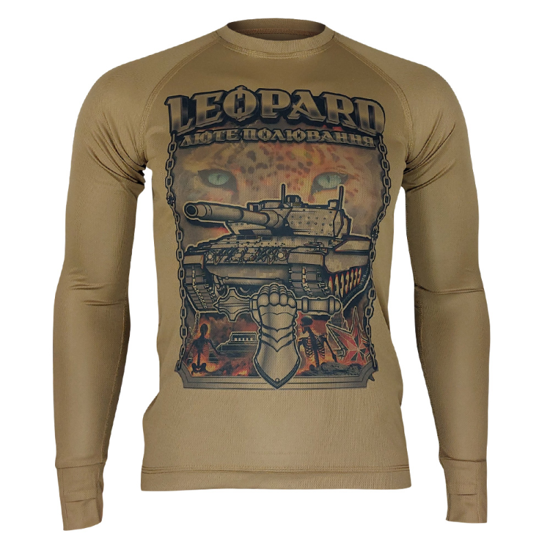 KRAMATAN TACTICAL DESIGN ЛОНГСЛИВ LEOPARD ЛЮТАЯ ОХОТА COYOTE
