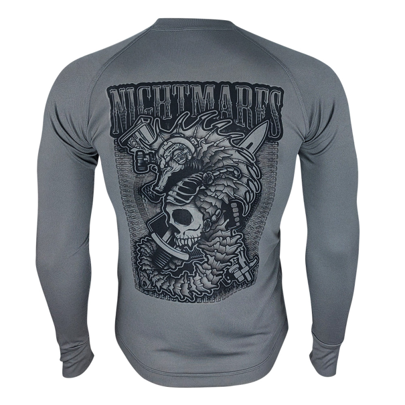 KRAMATAN TACTICAL DESIGN ЛОНГСЛІВ NIGHTMARES GREY