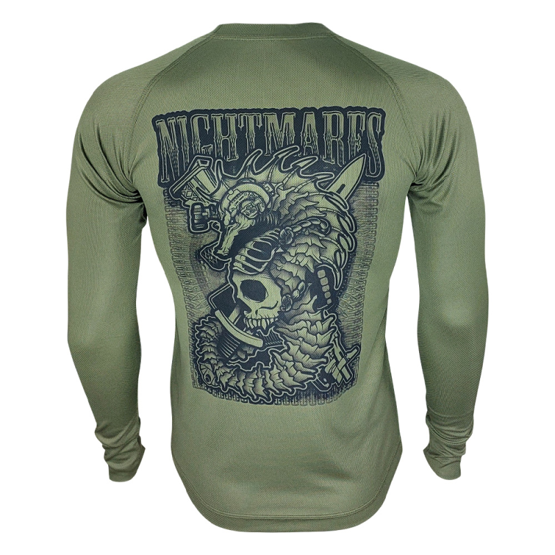 KRAMATAN TACTICAL DESIGN ЛОНГСЛИВ NIGHTMARES OLIVE