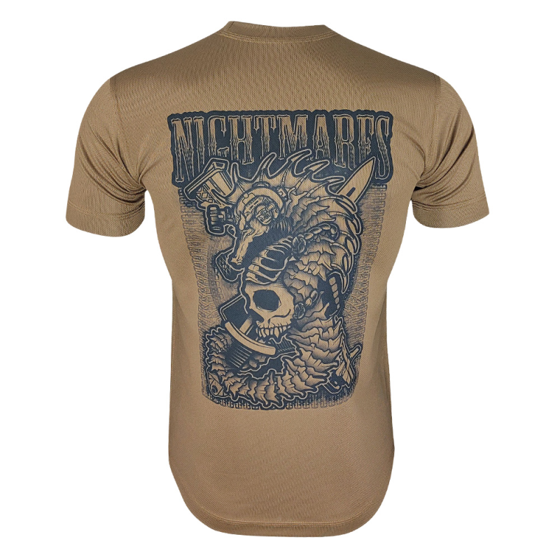 KRAMATAN TACTICAL DESIGN ФУТБОЛКА NIGHTMARES COYOTE