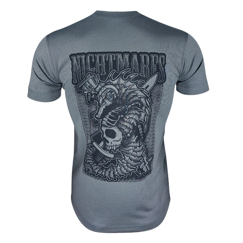 KRAMATAN TACTICAL DESIGN ФУТБОЛКА NIGHTMARES GREY