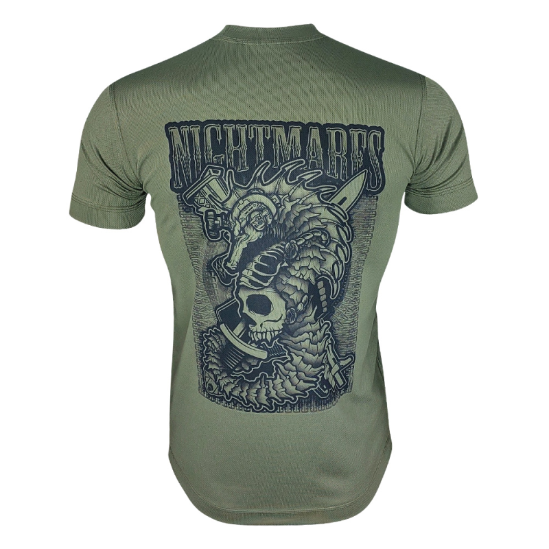 KRAMATAN TACTICAL DESIGN ФУТБОЛКА NIGHTMARES OLIVE