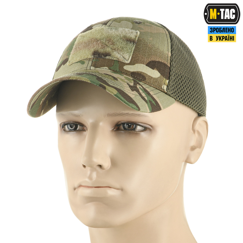 M-TAC БЕЙСБОЛКА ТАКТИЧЕСКАЯ С СЕТКОЙ RIP-STOP MC