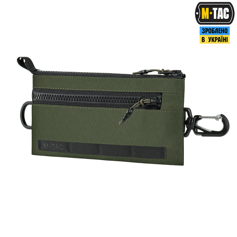 M-TAC КОШЕЛЕК С ГОРИЗОНТАЛЬНЫЙ С КАРАБИНОМ X-PAC ELITE RANGER GREEN