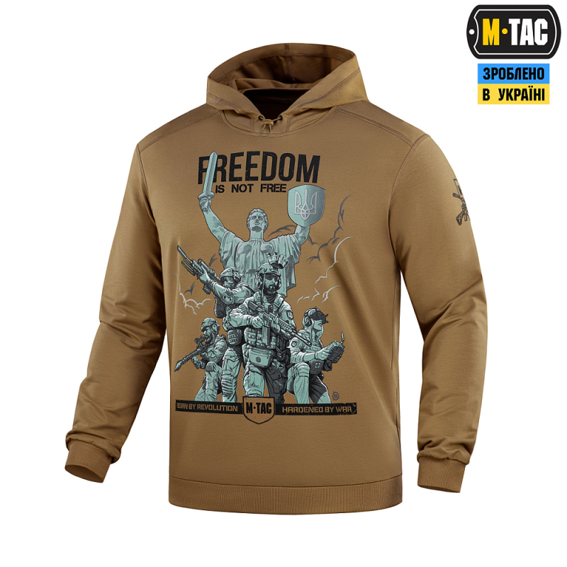 M-TAC КОФТА HOODIE FREEDOM COYOTE BROWN